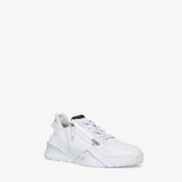 حذاء فندي جلد ابيض