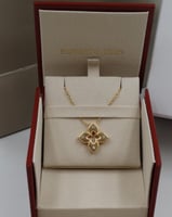 سلسال روبرتو كوين ذهبي سادة صغير