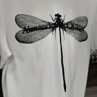 تيشيرت أليكساندر مكوين ابيض Alexander McQueen Men'...