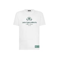 تيشيرت دولتشي ابيض Cotton t-shirt Dolce&Gabbana