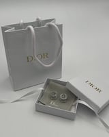 حلق ديور فضي