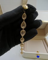 حلق بوشرون ذهبي ٨ حلقات