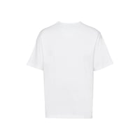 تيشيرت برادا ابيض Prada triangle-logo Cotton T-shi...