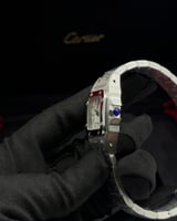 ساعة كارتييه فضي Cartier Santos