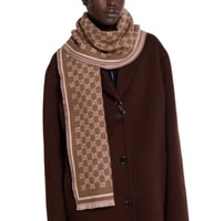 سكارف قوتشي GG wool scarf