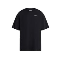 تيشيرت اوف وايت بطباعة شعار ثلاثية الأبعاد