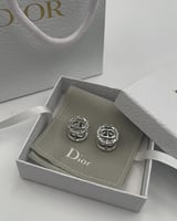 حلق ديور فضي