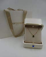 سلسال بوشرون ذهبي واخضر