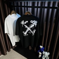 تيشيرت اوف وايت اسود