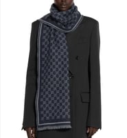 سكارف قوتشي GG wool scarf