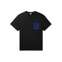 تيشيرت لويفي اسود بجيب ازرق