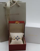 سوارة روبرتو كوين معصم ازرق و ذهبي