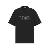تيشيرت ديور Dior x Stone Island T-Shirt 'Black'