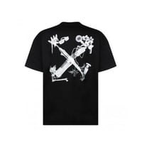 تيشيرت اوف وايت اسود