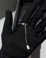 سلسال ميسيكا طويل حجم كبير لون ذهبي / فضي