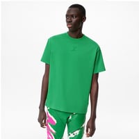 تيشيرت لويس فيتون اخضر LV logo embossed T-shirt