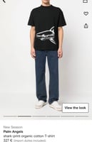 تيشيرت Palm Angels أسود