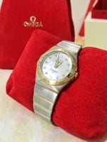 ساعة أوميغا نسائية روز قولد
