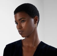 حلق فندي لون ذهبي