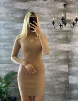 فستان لويفي شتوي لون بني