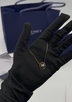 سلسال شوميه دائري صغير أسود