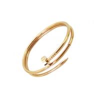 سوارة كارتييه لون ذهبي مسمار -بدون ملحقات-