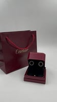 حلق كارتييه لون فضي