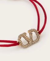 سوارة فالنتينو لون أحمر / وردي/ ابيض بلمعة