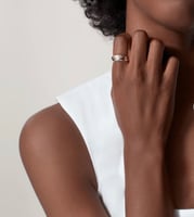 خاتم كارتييه ذهبي وفضي