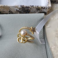 خاتم ديور لون ذهبي