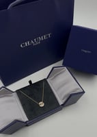 سلسال شوميه دائري صغير ذهبي