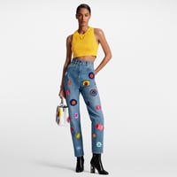 توب لويس فيتون اصفر