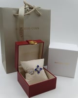 سوارة روبرتو كوين معصم كحلي وفضي