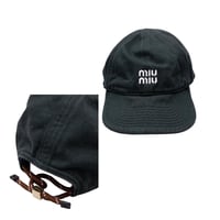 كاب ميو ميو Miu Miu denim baseball cap