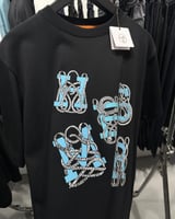 تيشيرت ارميز اسود بطباعة