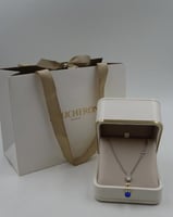 سلسال بوشرون فضي و ابيض