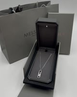 سلسال ميسيكا طويل حجم كبير لون ذهبي / فضي