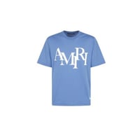 تيشيرت أميري Amiri staggered logo tee