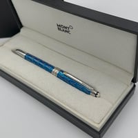 قلم مون بلان لون ازرق