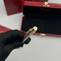 قلم كارتييه فضي و ذهبي