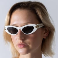 نظارة ديور CDior B1U cat-eye acetate and gold-tone