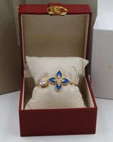 سوارة روبرتو كوين معصم ازرق و ذهبي