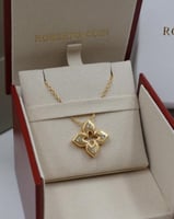 سلسال روبرتو كوين ذهبي سادة صغير