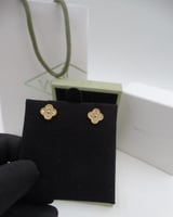 حلق فان كليف ذهبي بكرستال