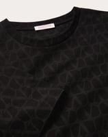 تيشيرت فالنتينو COTTON T-SHIRT WITH TOILE ICONOGRA...