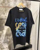 تيشيرت لويفي اسود وأزرق