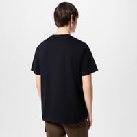 تيشيرت لويس فيتون اسود Embroidered Cotton T-Shirt