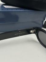 نظارة قوتشي سوداء باطراف فضيه