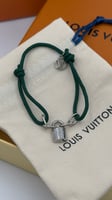 سوارة لويس فيتون خيط اخضر فاتح / اخضر غامق