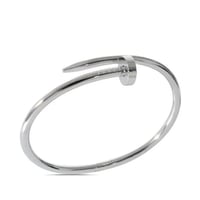 سوارة كارتييه لون فضي مسمار عريضة